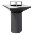 artiss gril g6 basic graphite s rostom na nozickach