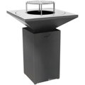 artiss gril g7 basic graphite s rostom na nozickach