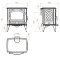 krbové kachle Dovre 640 WD