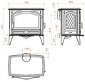 krbové kachle Dovre 760 WD