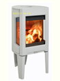 krbové kachle Jotul F 163 - biely smalt - bočné sklá