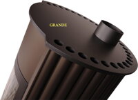 grande hnedy sametovy detail