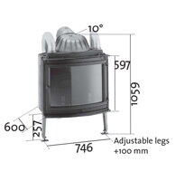 Jotul I 18 RTD Panorama schema