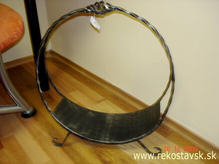 kôš na drevo K 1 patina striebro