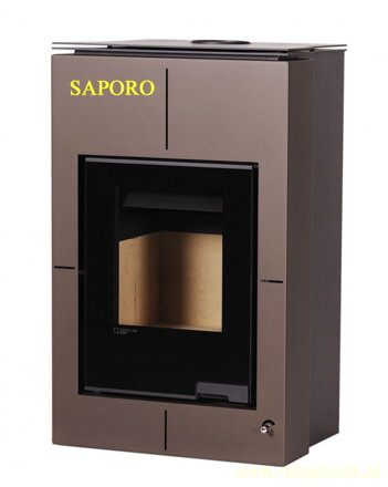 krbové kachle Aquaflam Vario Saporo hnedý sametový 11/7