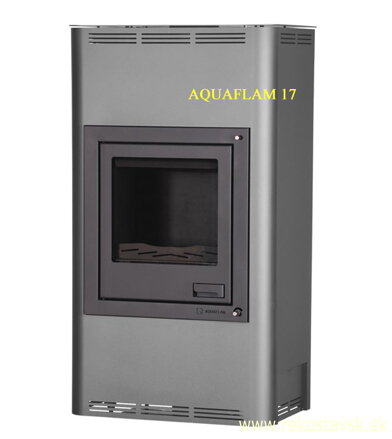 krbové kachle Aquaflam 17 sivý