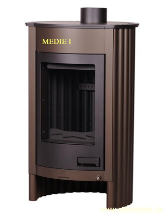 krbové kachle Masterflamme Medie I hnedý sametový