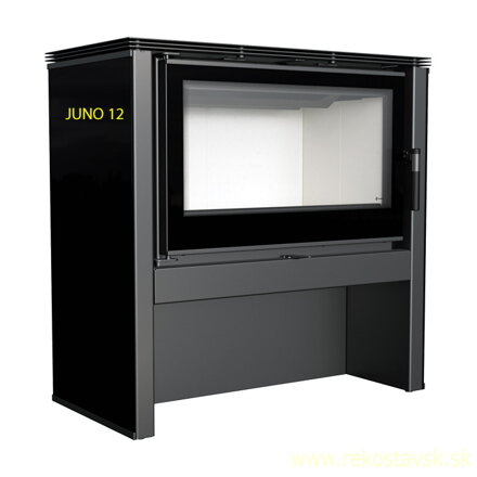 krbové kachle Kratki Juno 12 čierny