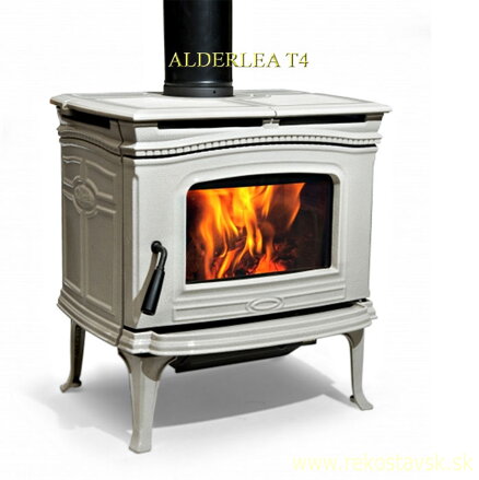 krbové kachle Pacific Energy Alderlea T4 Classic LE S biely