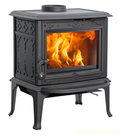 liatinové kachle Jotul F 100 ECO LL SE - čierny lak