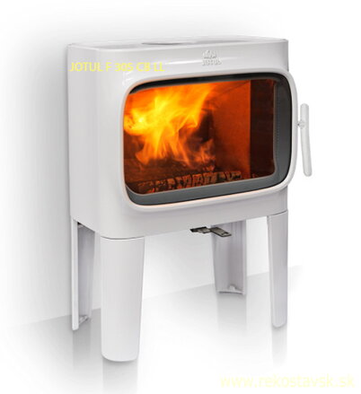 krbové kachle Jotul F 305 R LL - biely smalt