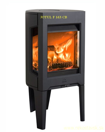krbové kachle Jotul F 163  - bočné sklá