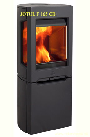 krbové kachle Jotul F 165 - bočné sklá