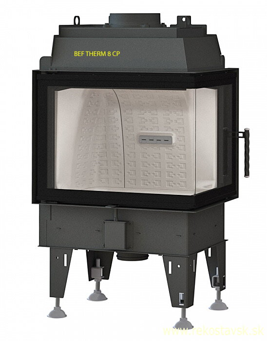 krbová vložka Bef Therm 8 CP/CL - bočné sklo
