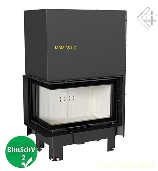 krbová vložka Kratki MBM 10 BS L VD - výsuvné dvierka krbová vložka Kratki MBM 10 BS L VD - výsuvné dvierka