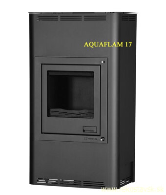 krbové kachle Aquaflam 17 čierny
