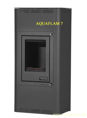 krbové kachle Aquaflam 7 čierny