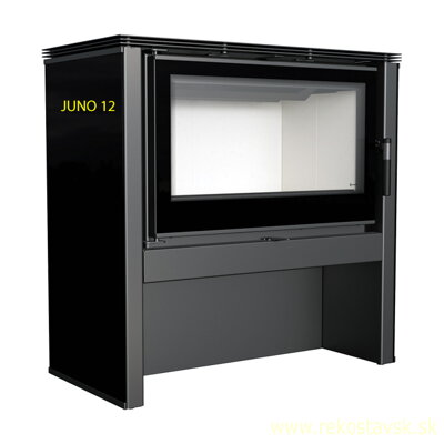 krbové kachle Kratki Juno 12 čierny