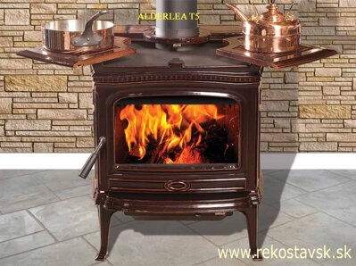 krbové kachle Pacific Energy Alderlea T5 Classic hnedý