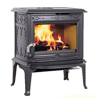 liatinové kachle Jotul F 100 CB ECO LL SE - modročierny smalt