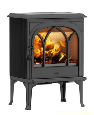 liatinové kachle Jotul F 200 CB - čierny lak