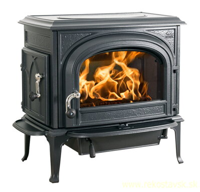 liatinové kachle Jotul F 500 CB ECO SE - modročierny smalt