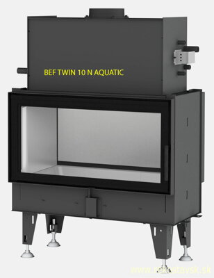 krbová vložka Bef Twin 10 N Aquatic - obojstranná, 1 dvere do strany sklo, 1 dvere do strany plné