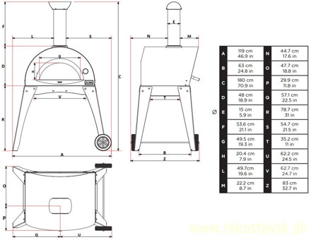 alfa ciao s podstavcom schema