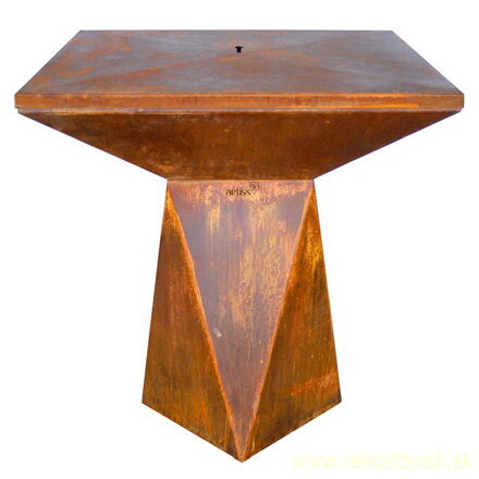 artiss gril g1 corten s ochrannym krytom