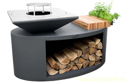 artiss gril g3 graphite s rostom na nozickach