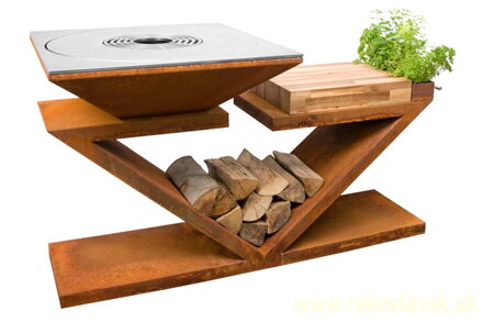 artiss gril g5 corten s rostom