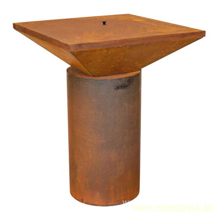artiss gril g6 basic corten s ochrannym krytom