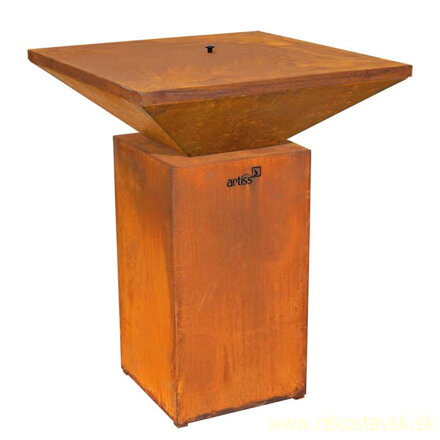 artiss gril g7 basic corten s ochrannym krytom