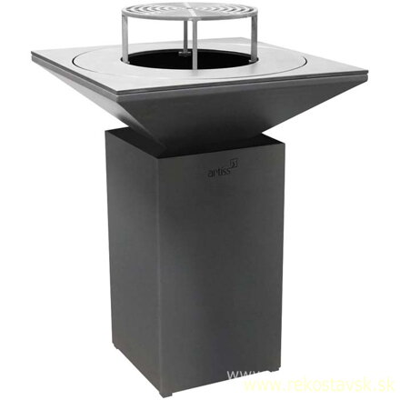 artiss gril g7 basic graphite s rostom na nozickach