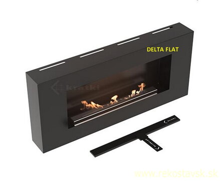 delta flat cierny