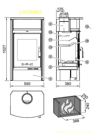 krbové kachle livorno schema