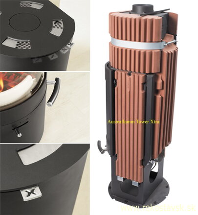 austroflamm tower xtra detail