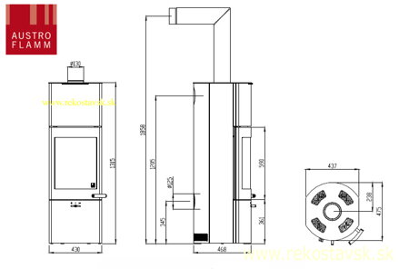 austroflamm tower xtra schema