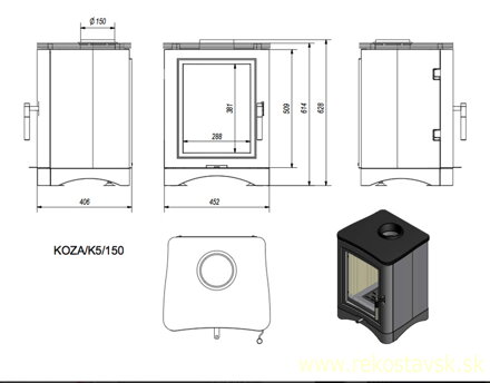 koza k5 dn 150 schema