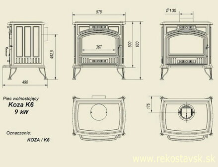 kratki koza k6 schema