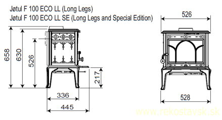 jotul f 100 cb eco ll schema