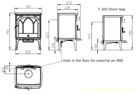 jotul f 200 cb schema