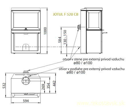 jotul f 520 cb schema