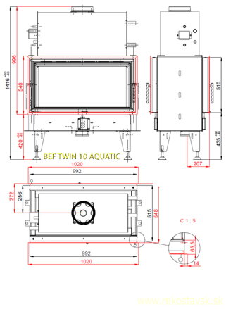 bef twin 10 aquatic schema