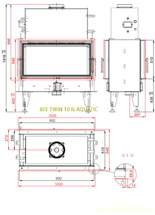 bef twin 10 n aquatic schema