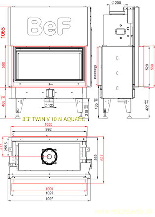 bef twin v 10 n aquatic schema