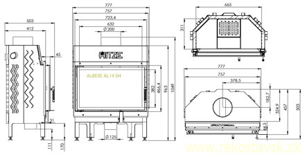 albero al14 sh schema
