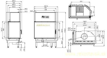 albero al16 lh schema