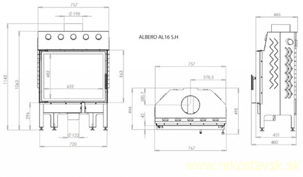 albero al16 sh schema