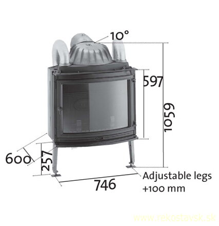 Jotul I 18 RTD Panorama schema